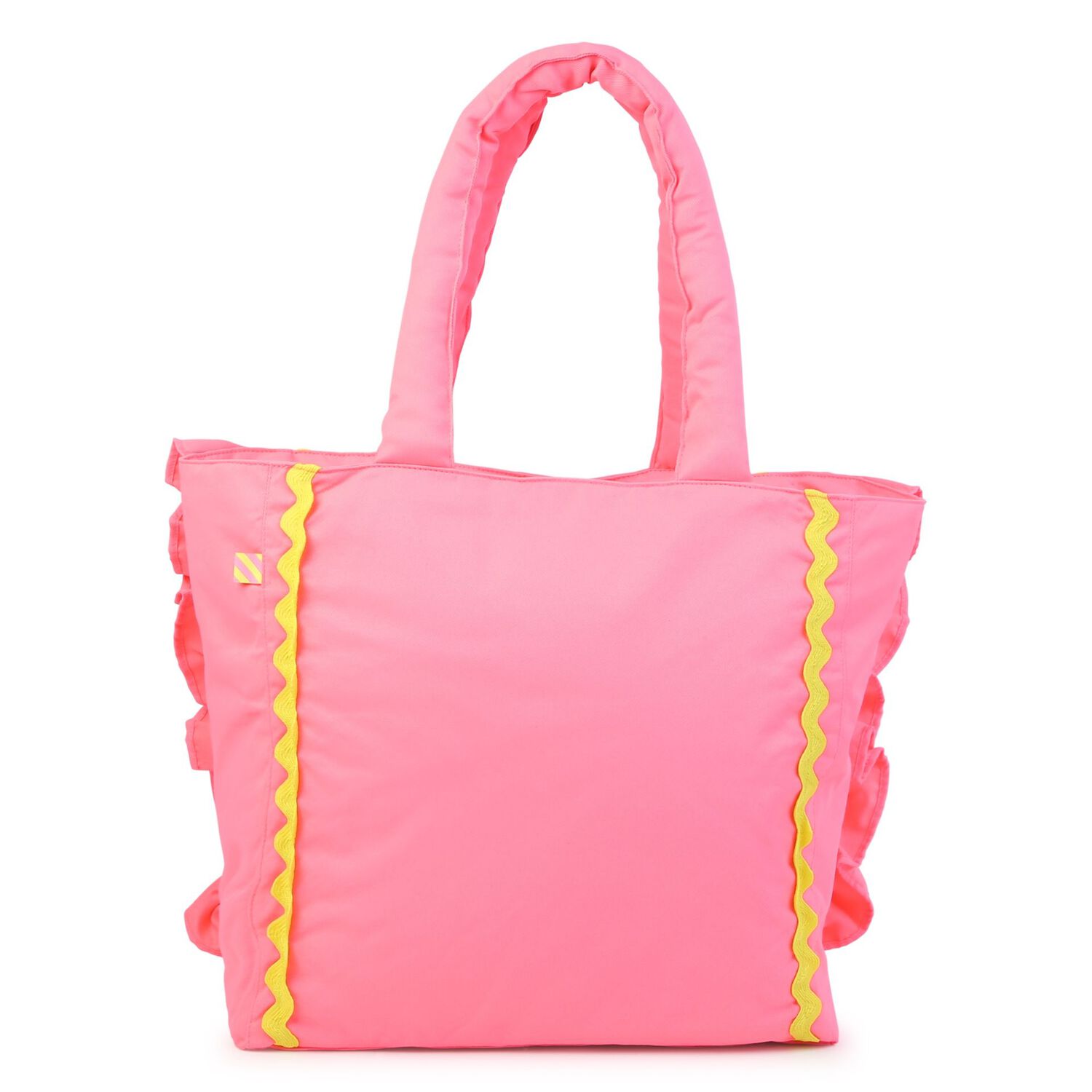 Girls Pink Ruffled Minnie Mouse Beach Bag, 1, hi-res image number null