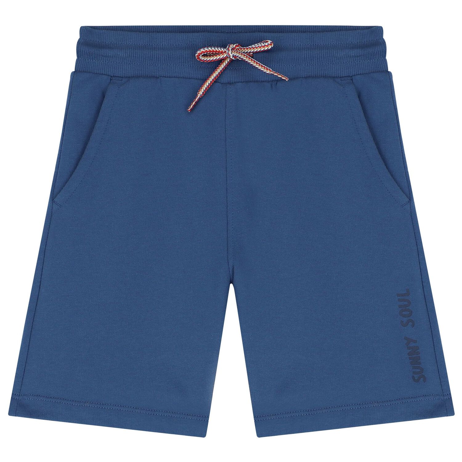 طقم أولاد شورت بطبعة باللون الأبيض والأزرق, 3, hi-res