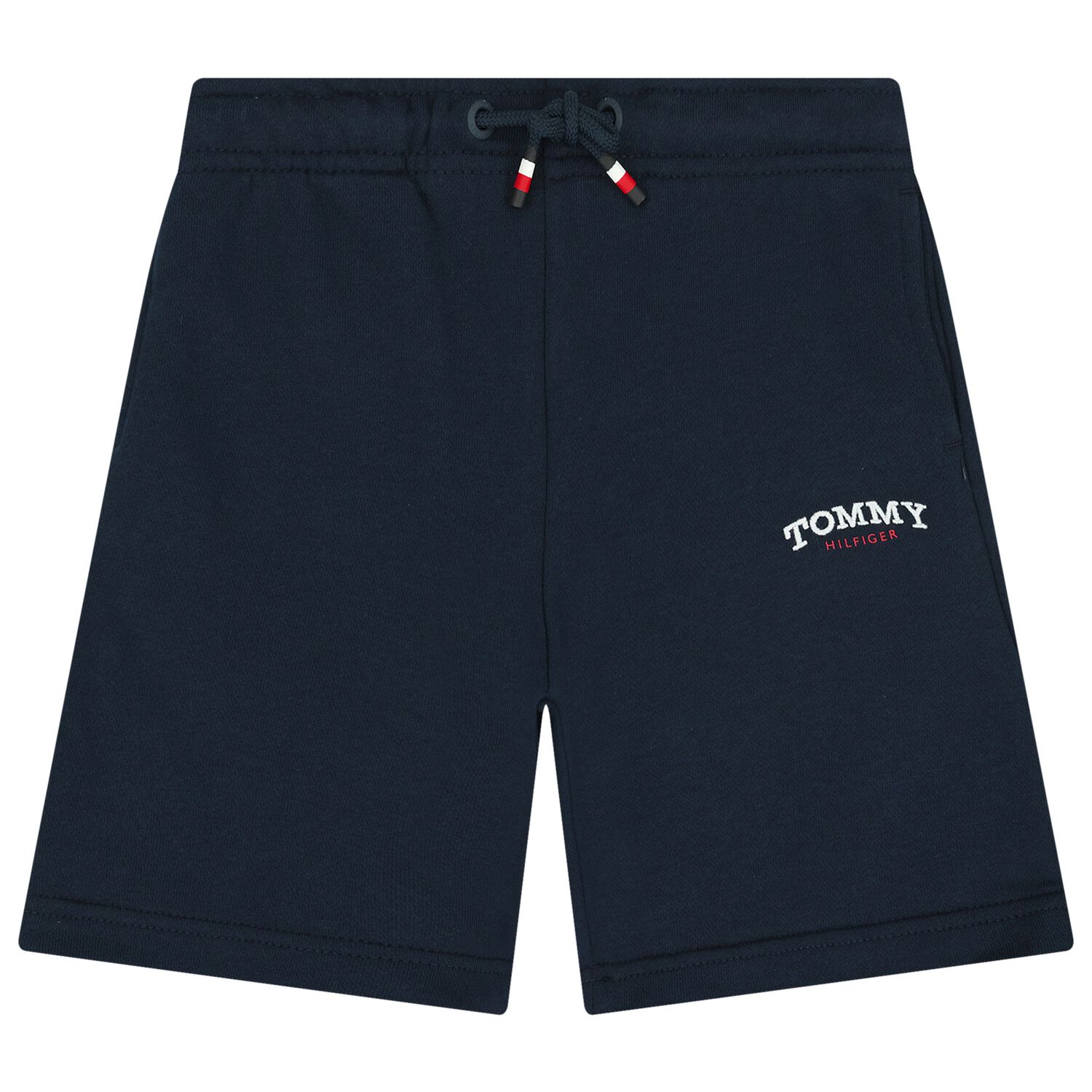 Boys Blue Logo Shorts, 1, hi-res
