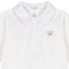 افرول اولاد بطبعه تيدى بير باللون العاجى والابيض , 2, hi-res