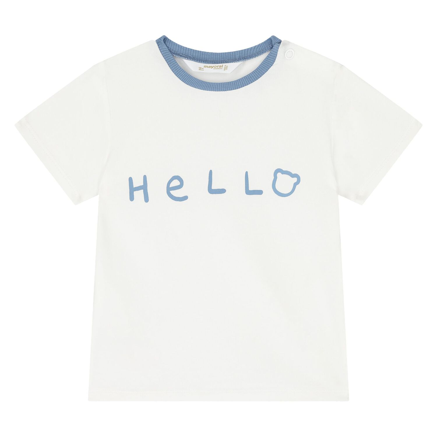 Baby Boys Blue & White Tracksuit Set, 2, hi-res