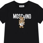 تيشيرت بشعار تيدي بير باللون الأسود, 6, hi-res