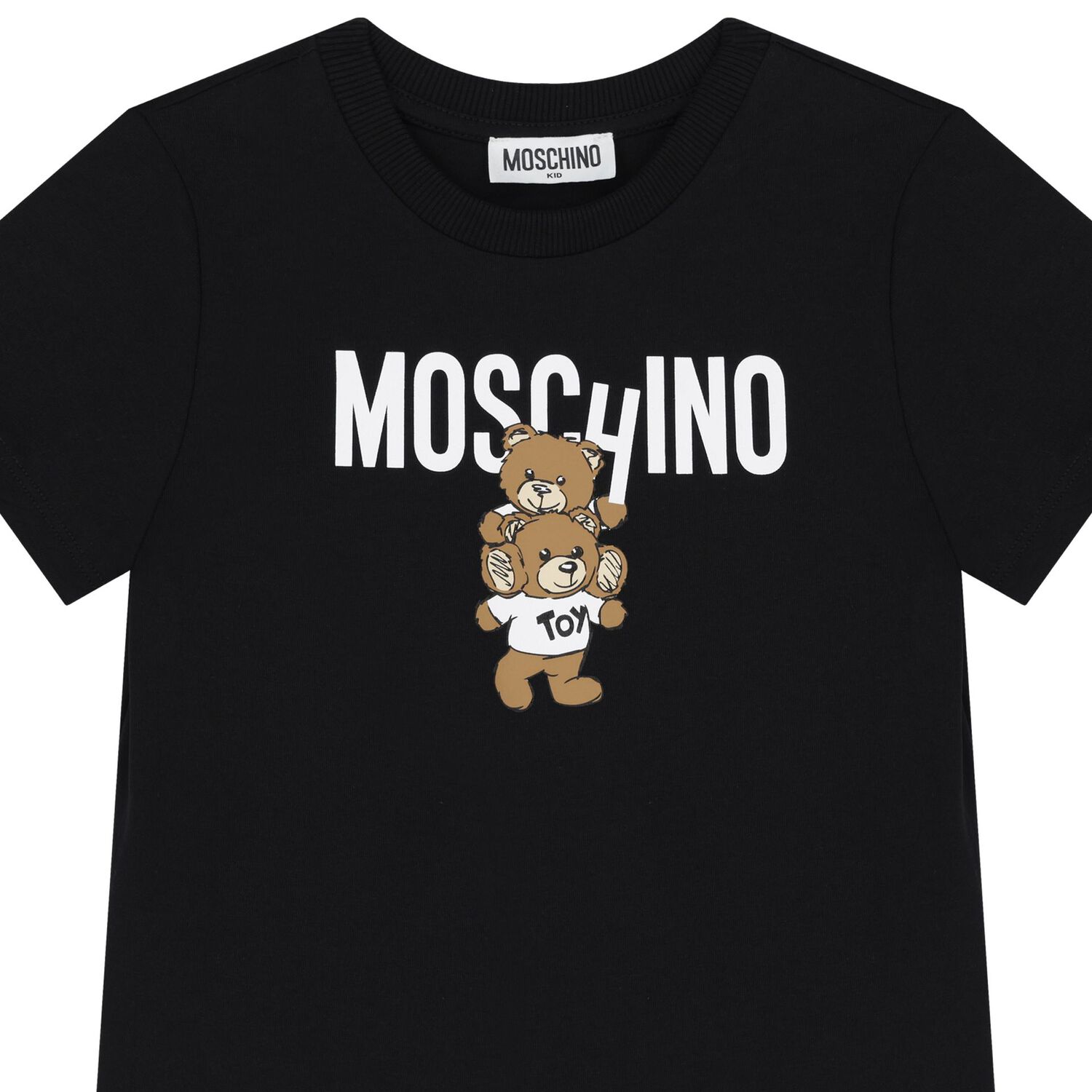 تيشيرت بشعار تيدي بير باللون الأسود, 6, hi-res image number null