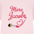 تي شيرت وردي بشعار للبنات, 2, hi-res