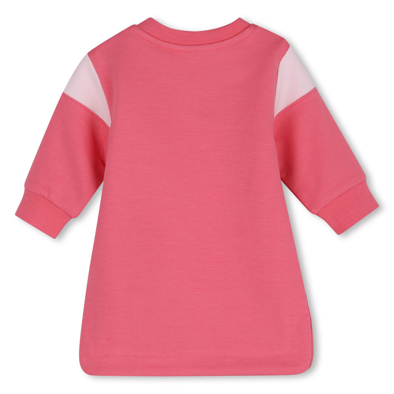 Baby Girls Pink Logo Dress, 1, hi-res
