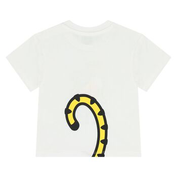 Younger White Tiger Logo T-Shirt
