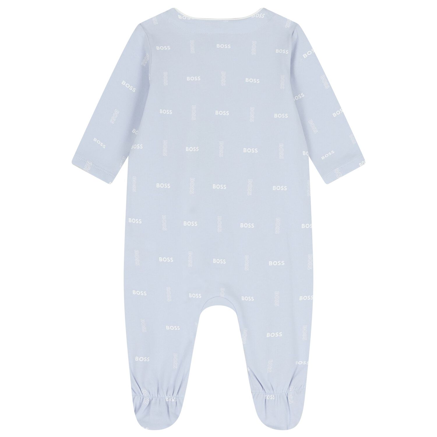 Baby Boys Blue Logo Babygrow Gift Set, 1, hi-res
