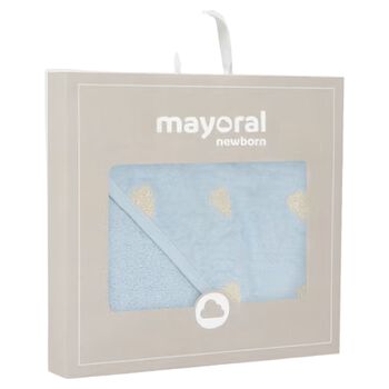 Baby Blue Hooded Towel