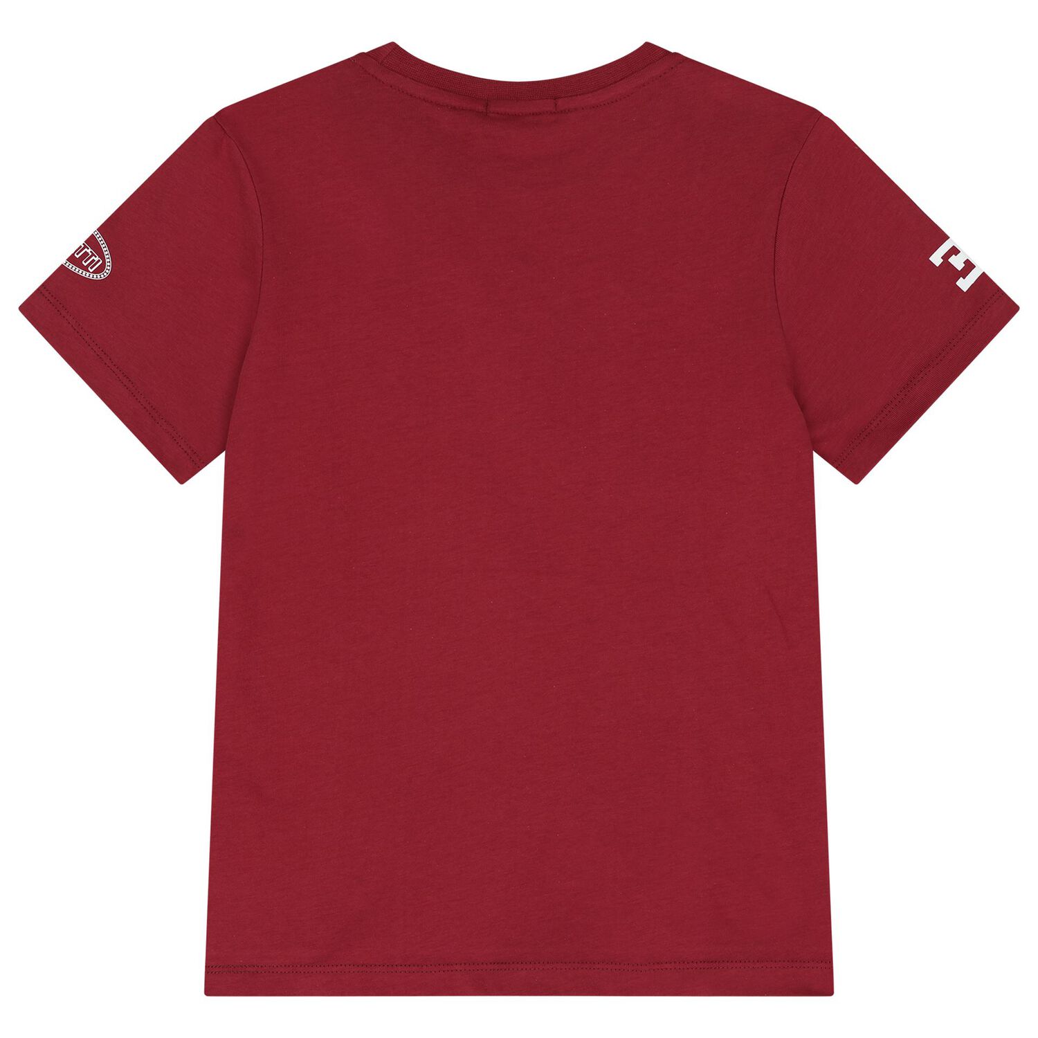 Boys Burgundy Logo T-Shirt, 2, hi-res