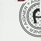 Boys White Logo T-Shirt, 1, hi-res