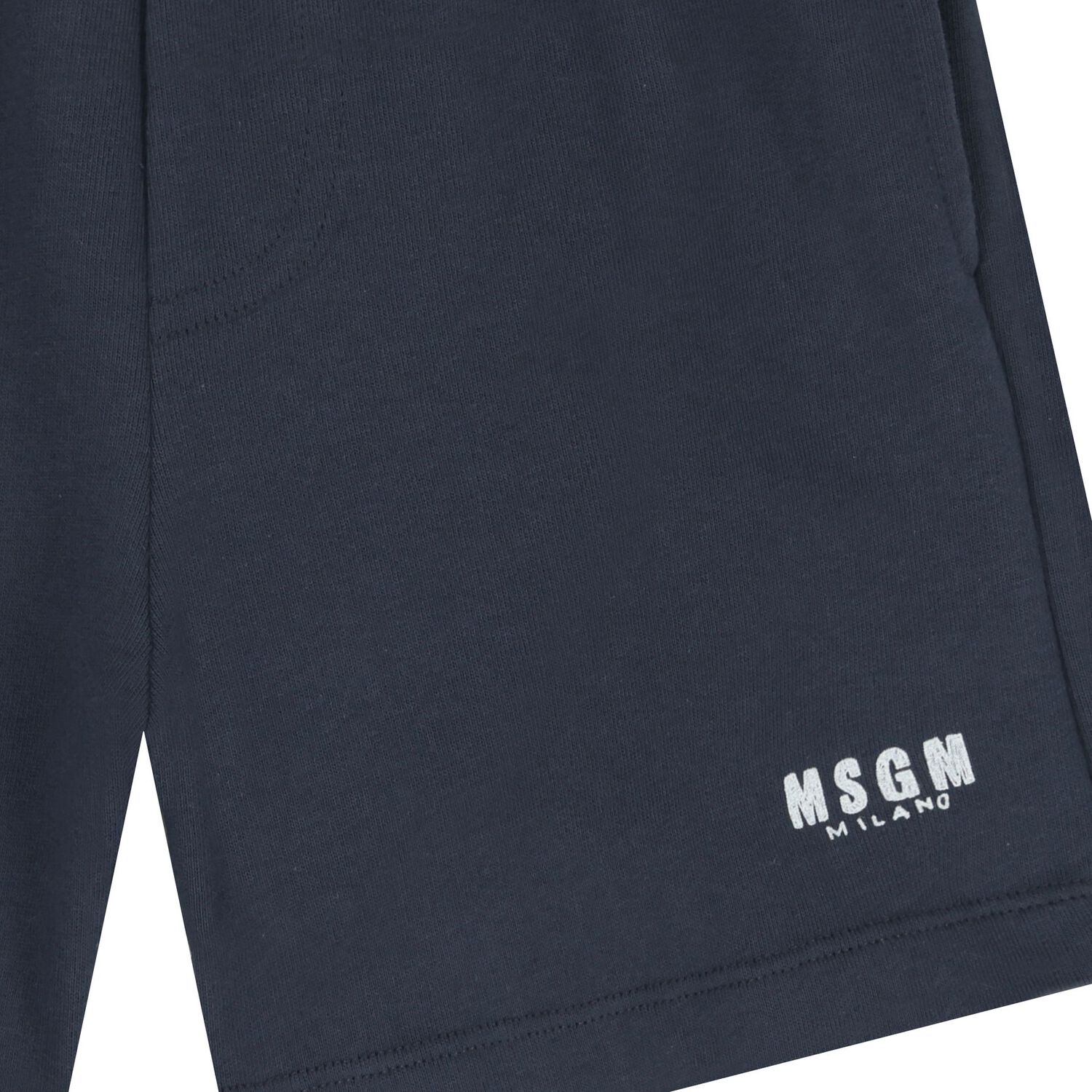 Navy Blue Logo Shorts, 4, hi-res