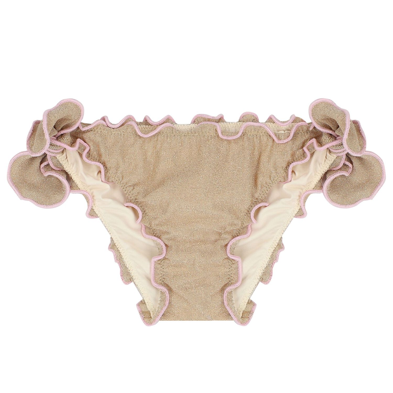 Girls Gold & Pink Bikini, 1, hi-res image number null