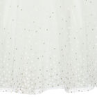 Girls White Tulle Skirt, 1, hi-res
