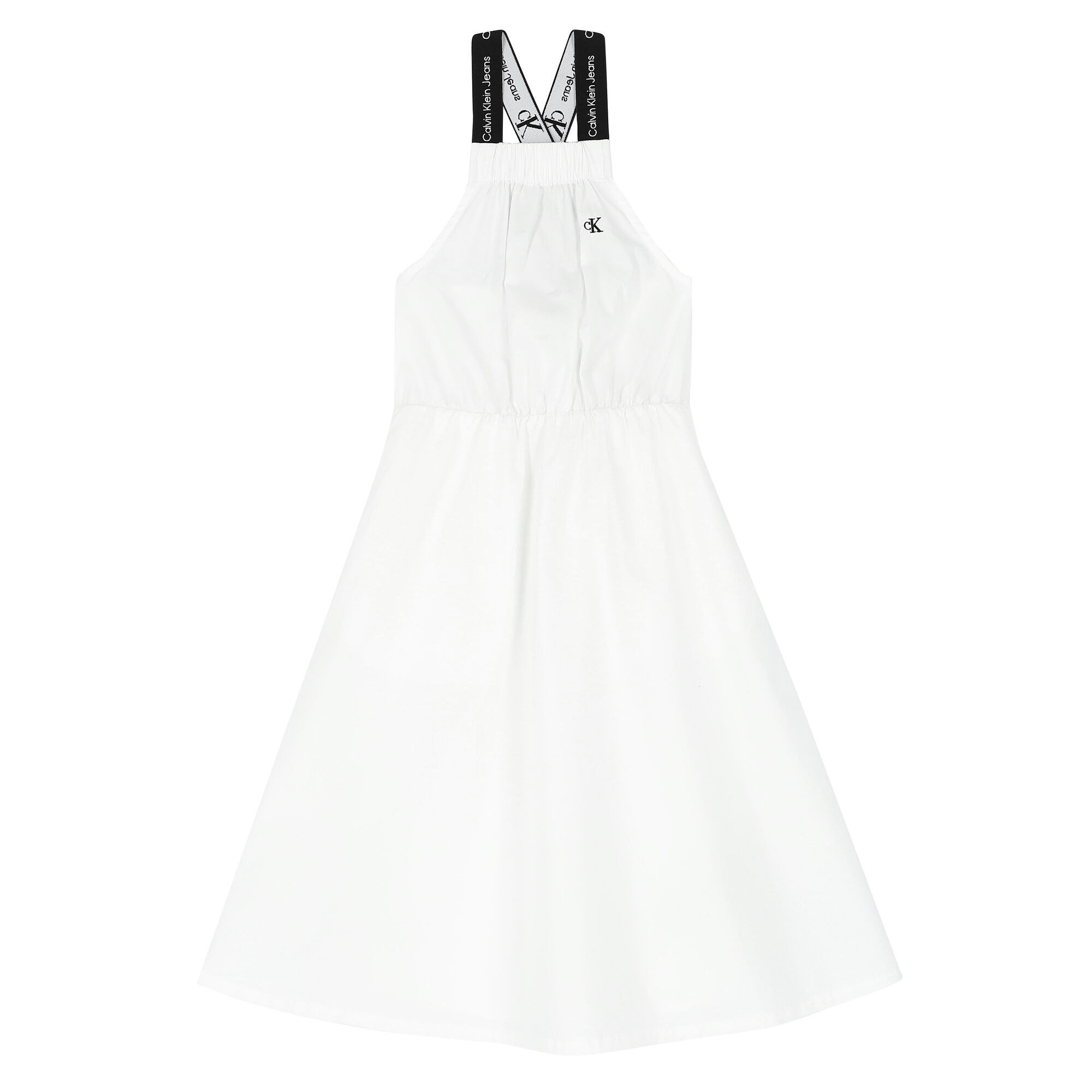 Calvin klein white long top dress