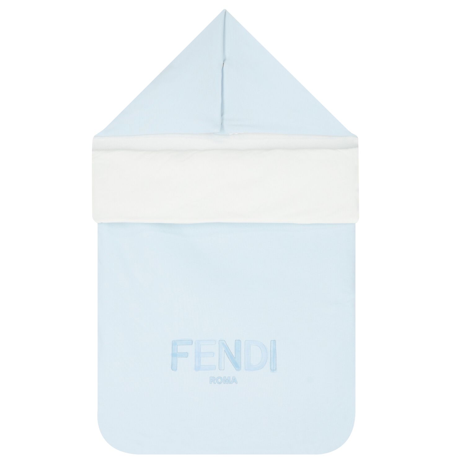 Baby Boys Blue & White Logo Baby Nest, 2, hi-res