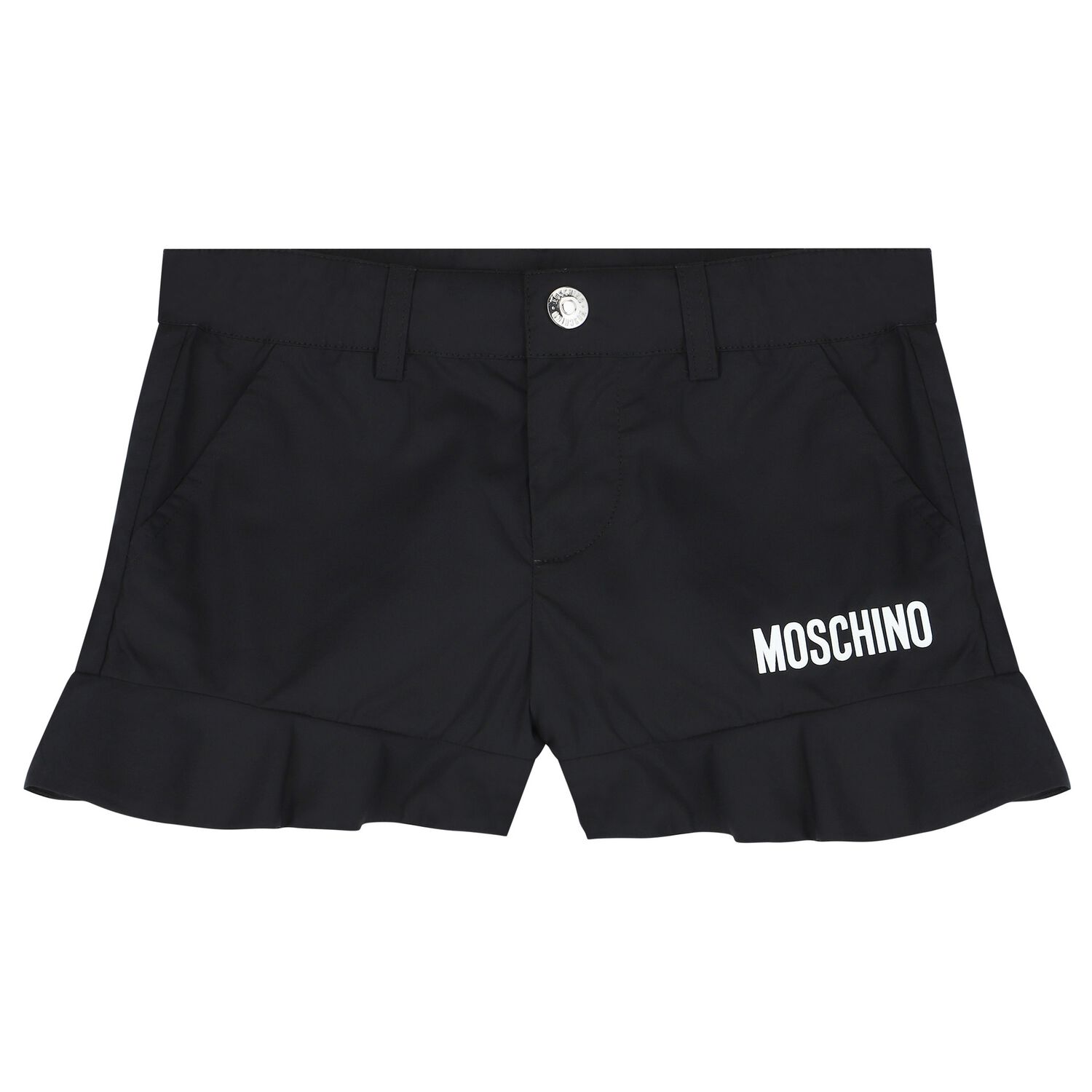 Girls Black Logo Shorts, 1, hi-res image number null