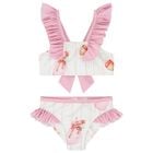 Girls White & Pink Milk Shake Bikini, 3, hi-res