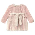Younger Girls Pink Tulle Dress, 1, hi-res