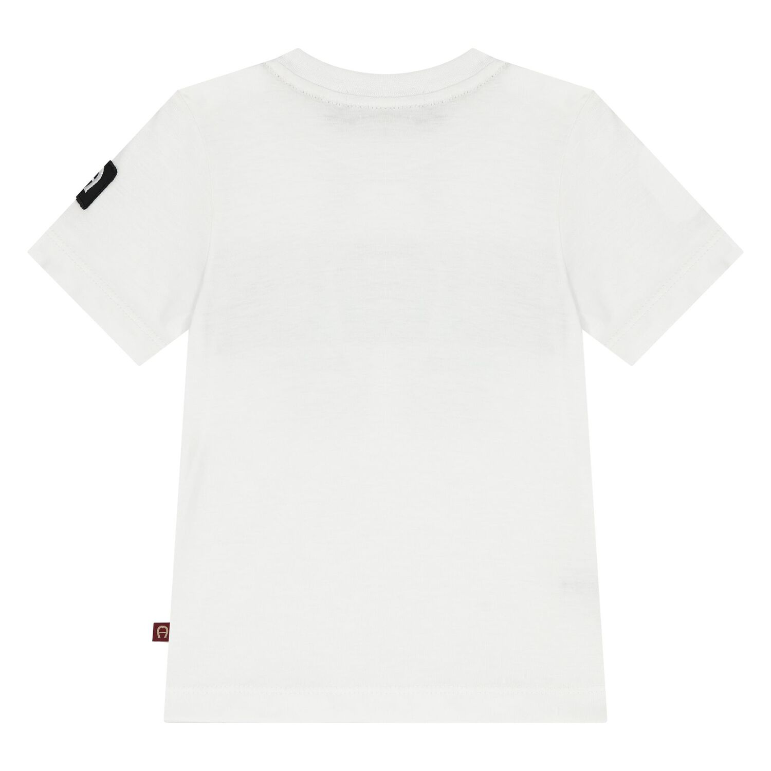 Younger Boys White Logo T-Shirt, 1, hi-res