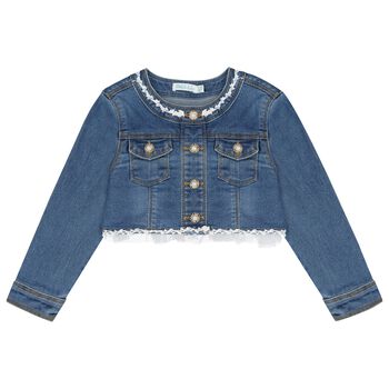 Girls Blue Denim Jacket