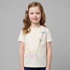 Girls Ivory Logo Bag T-Shirt, 1, hi-res