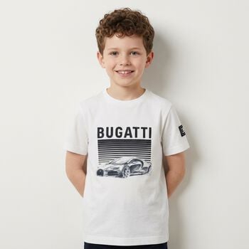 Boys White Logo T-Shirt