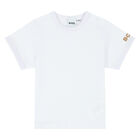 Baby Boys White & Beige Dungaree Set, 1, hi-res