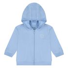 Baby Boys Blue & White Elephant Logo Tracksuit Set, 2, hi-res