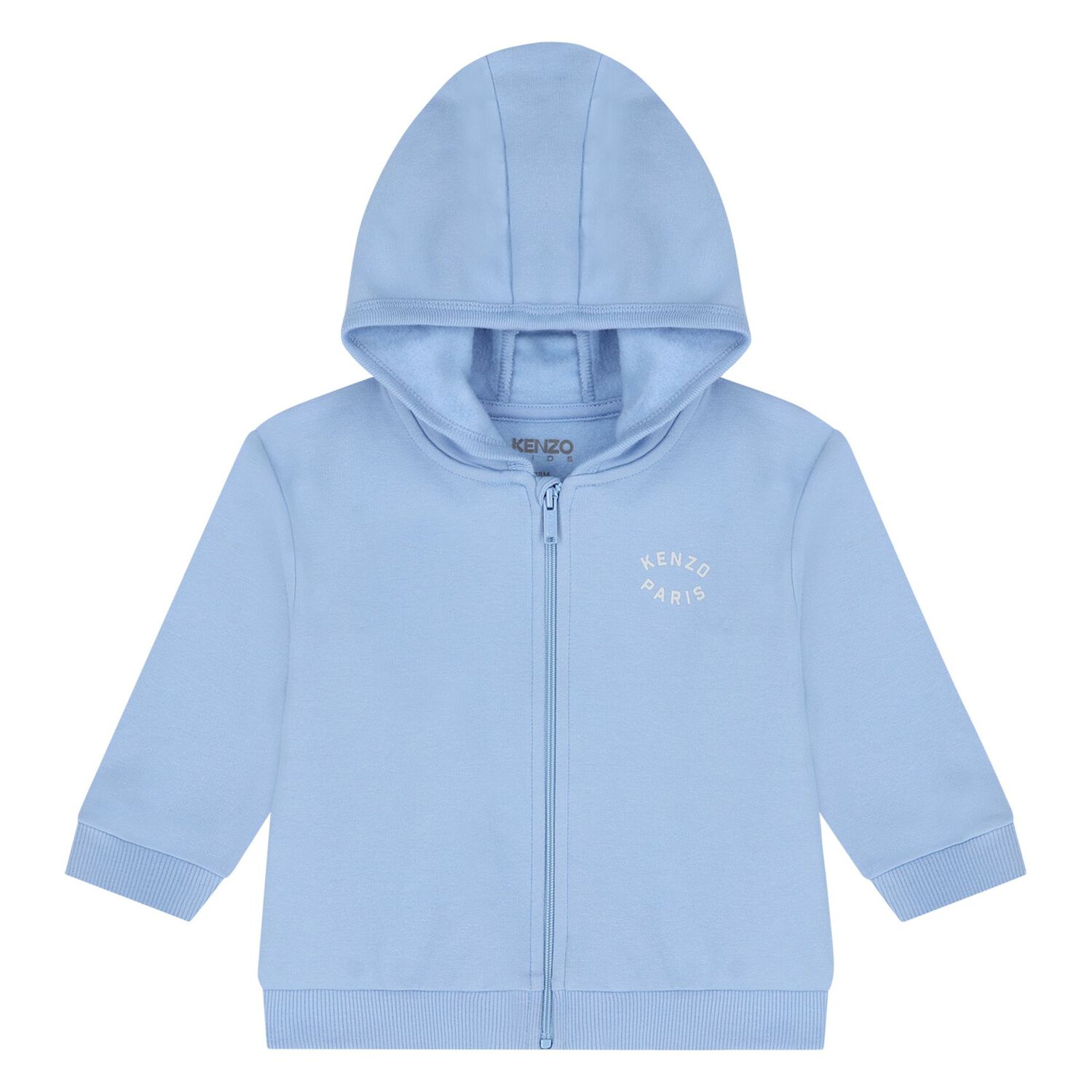 Baby Boys Blue & White Elephant Logo Tracksuit Set, 2, hi-res