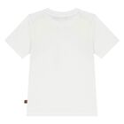 شورت أولاد بالشعار باللون الأبيض, 1, hi-res