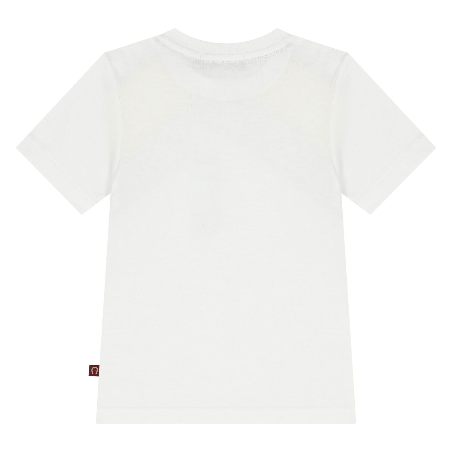 شورت أولاد بالشعار باللون الأبيض, 1, hi-res