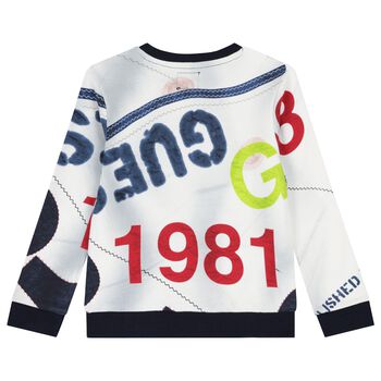 Boys Multi-Coloured Logo Sweatshirt