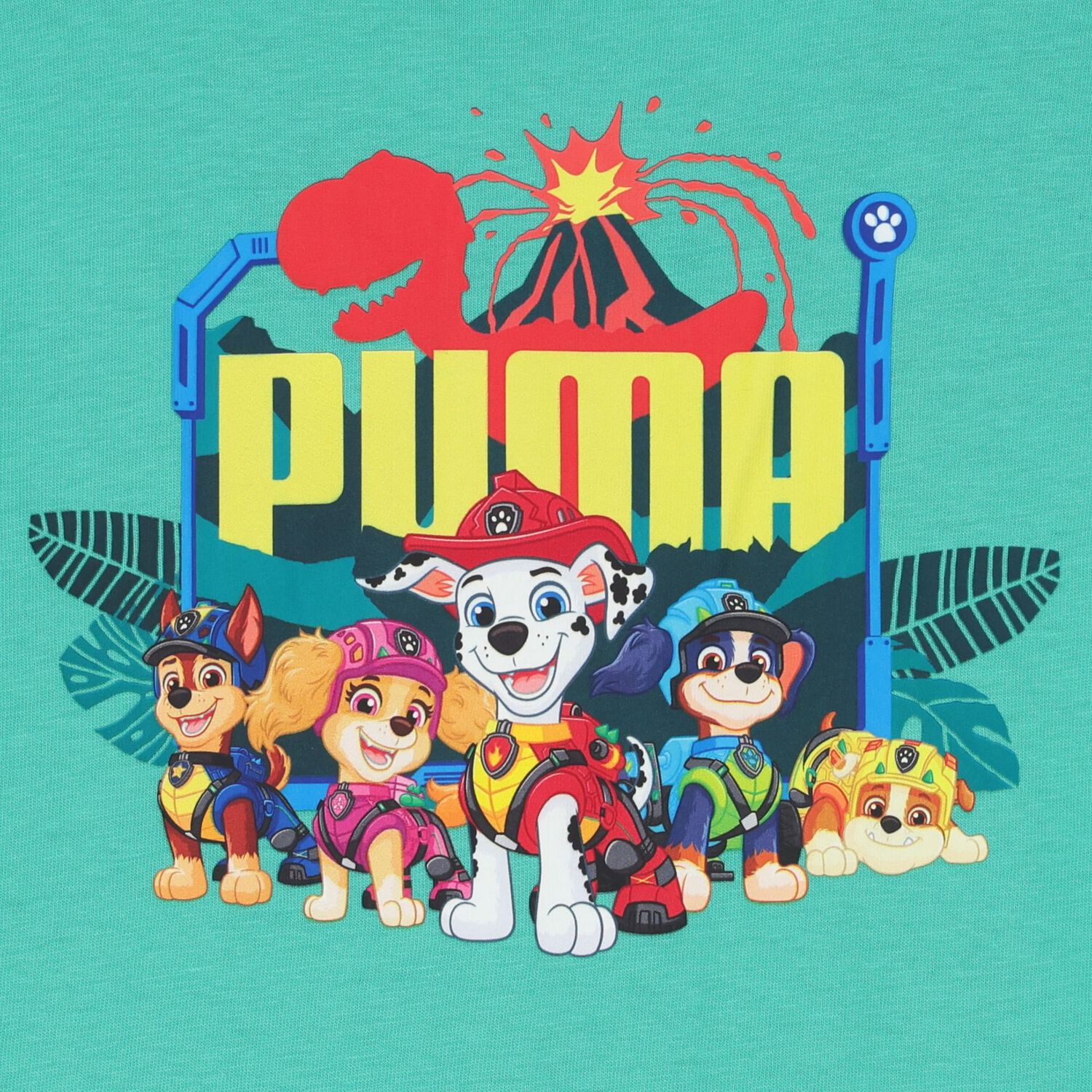 Boys Green & White Logo Paw Patrol T-Shirt, 3, hi-res