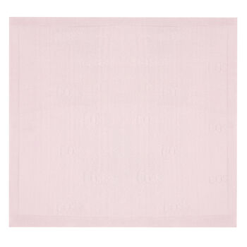 Baby Girls Pink Logo Knitted Blanket