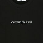 سويت شيرت بالشعار باللون الاسود للبنات, 1, hi-res