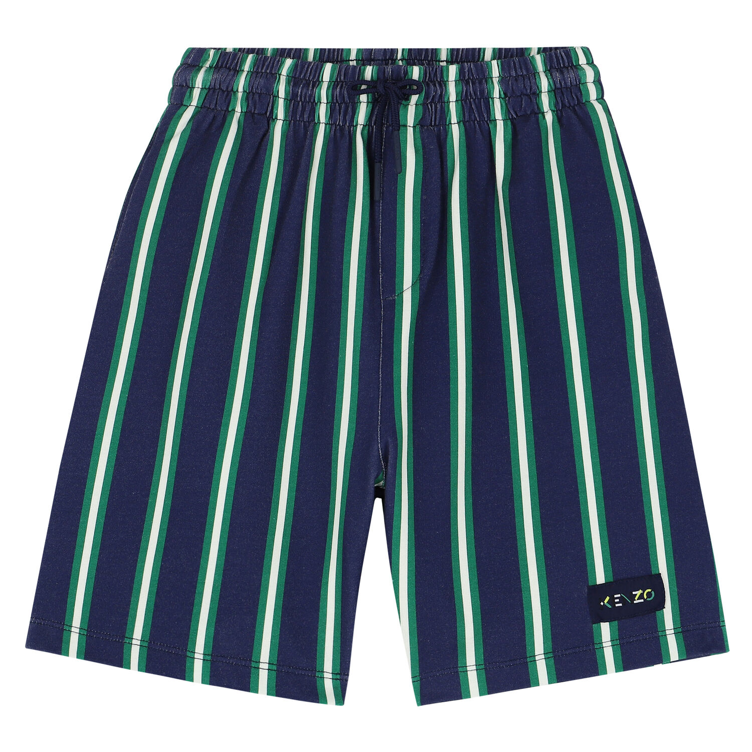 Boys Blue Striped Shorts, 1, hi-res image number null