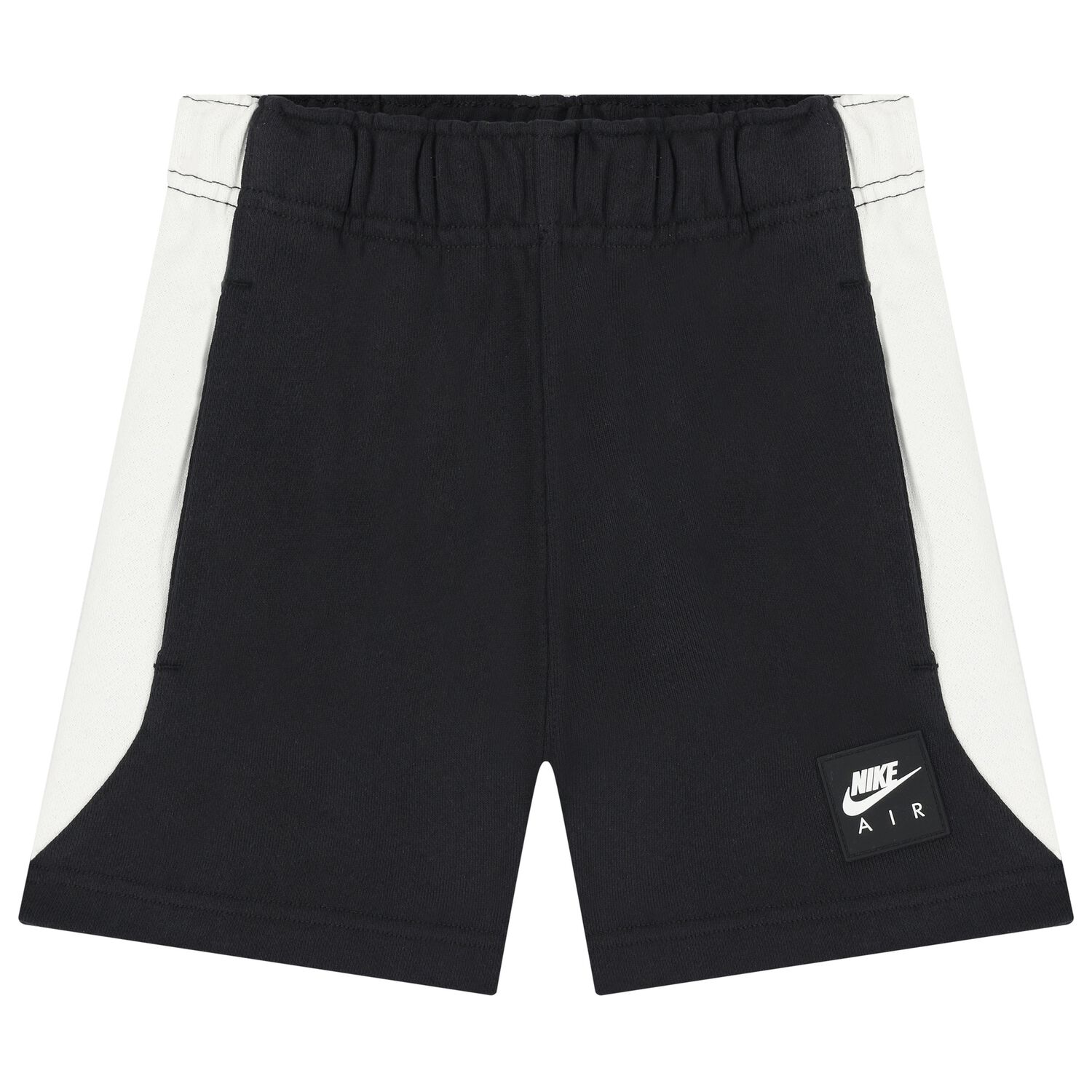 Boys Black & Ivory Logo Shorts, 1, hi-res image number null