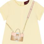 Younger Girls Yellow Crossbody Bag Dress, 2, hi-res