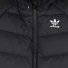 Younger Black Logo Puffer Jacket, 1, hi-res