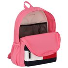 Girls Pink Logo Backpack ( 45cm ), 3, hi-res
