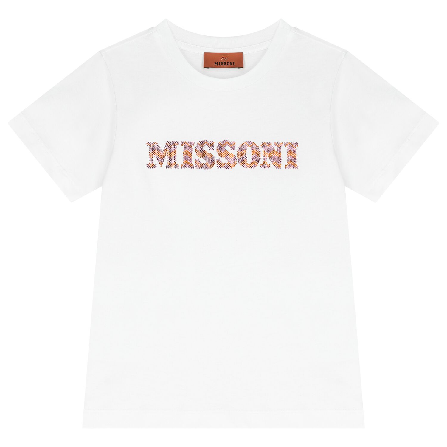 تيشيرت بنات بالشعار باللون الأبيض, 1, hi-res image number null