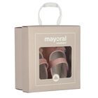 Baby Girls Pink Flower Pre Walker Shoes, 1, hi-res