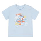 Younger Boys Blue Shark T-Shirt, 1, hi-res