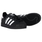 Black Logo Superstar Trainers, 1, hi-res