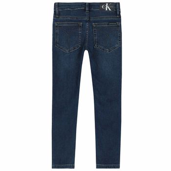 Girls Blue Denim Skinny Jeans