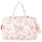 Ivory & Pink Toile De Jouy Baby Changing Bag, 3, hi-res