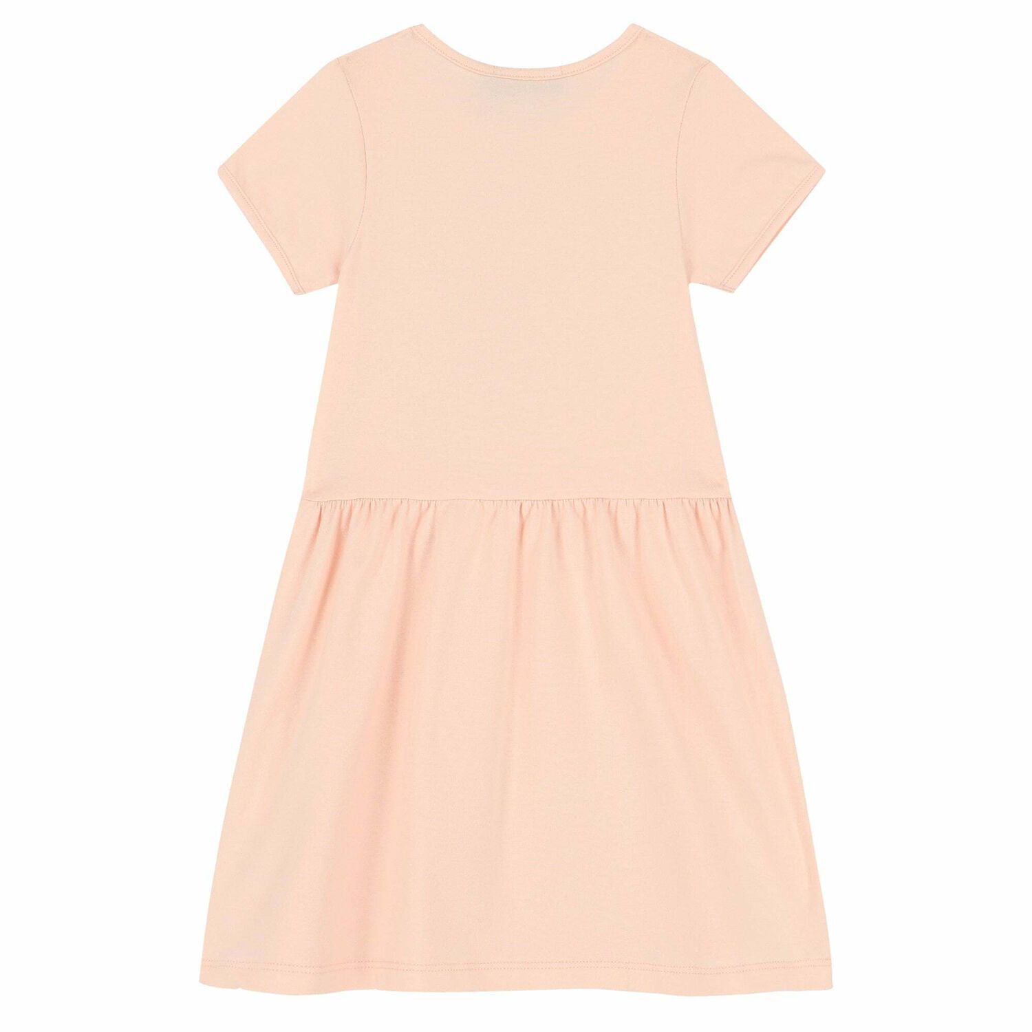 Girls Pink Logo Dress, 2, hi-res image number null