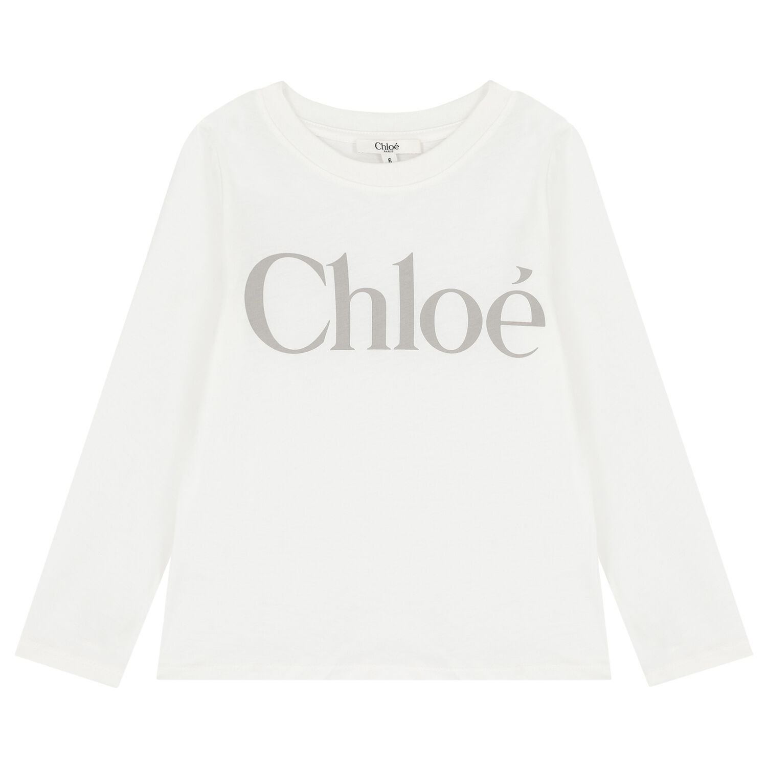 Girls Mini Me White Long Sleeve Top, 1, hi-res