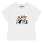 Younger White & Navy Blue Teddy Bear Shorts Set, 4, hi-res