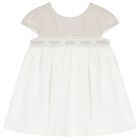 Baby Girls Beige & Ivory Dress Set, 1, hi-res